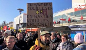 VIDEO. Réforme des retraites : à Saint-Nazaire, la détermination s’affiche avec humour