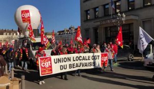 Manifestation à Beauvais