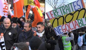 Réforme des retraites : début de la manifestation parisienne