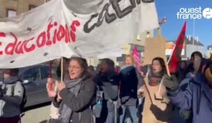 VIDÉO. Retraites : moins de monde dans les rues de Saint-Malo ce mardi 7 février