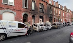 Lille: huit voitures brûlées ou endommagées et de gros dégâts à Saint-Maurice