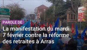 Arras: le témoignage d'Evelyne, infirmière depuis 34 ans, à la manifestation contre les retraites