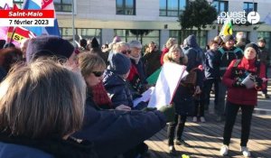 VIDÉO. L’Internationale chantée à Saint-Malo avant le départ de la manifestation contre la réforme des retraites