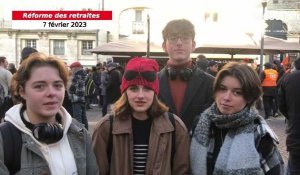VIDÉO. Manifestation du 7 février : À Saumur, les lycéens veulent faire entendre leurs voix 