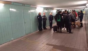 Contrôle de stupéfiants à la gare de Saint-Quentin