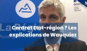 Laurent Wauquiez présente le contrat État région Auvergne Rhône-Alpes