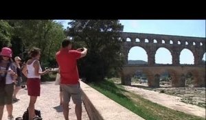 Accès payant au Pont du Gard