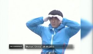 Record en Chine pour un amateur de sport extrême