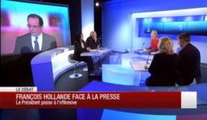 François Hollande face à la presse, le Président passe à l'offensive (partie 1)