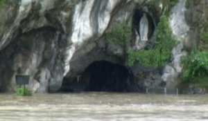 Les intempéries font une troisième victime, les sanctuaires de Lourdes dévastés