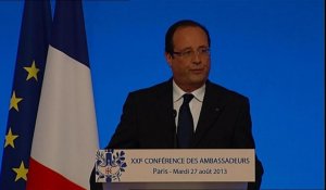 Hollande sur la Syrie: la France "prête à punir"