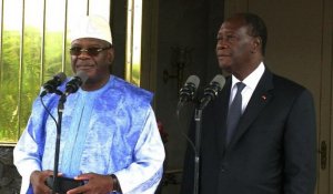 Mali: IBK "reconnaissant" envers le président ivoirien Ouattara