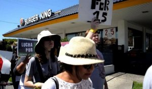 Nouvelle grève des employés de fast-foods américains