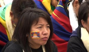 Protestation tibétaine à l'ONU contre les droits de la Chine