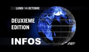 AFP - Le JT, 2ème édition du lundi 14 octobre