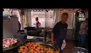 Feria des Vendanges : les préparatifs (Nîmes)