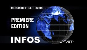 AFP - Le JT, 1ère édition du mercredi 11 septembre