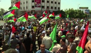 Manifestations à Gaza contre les négociations avec Israël
