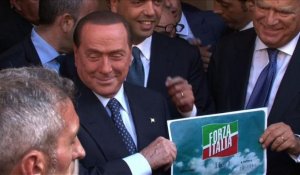 Silvio Berlusconi inaugure le siège de son parti refondé