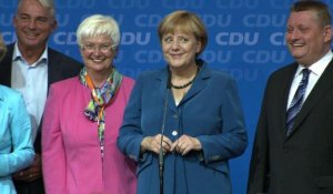 Allemagne: triomphe électoral pour Angela Merkel