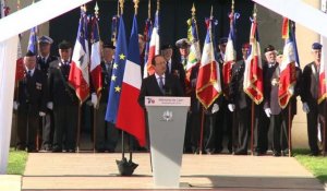 D-Day: Hollande rend hommage aux "civils et militaires"