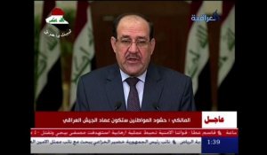 Maliki: l'armée irakienne a subi un "revers", pas une "défaite"