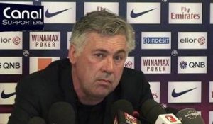 Ancelotti : La conférence de presse avant Caen PSG