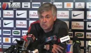 Conférence de presse de Carlo Ancelotti avant Evian-PSG (CdF)