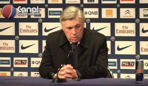Conférence de presse de Carlo Ancelotti avant PSG-Lyon