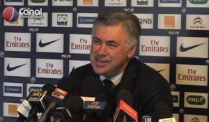 Conférence de presse de Carlo Ancelotti avant Troyes-PSG