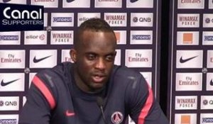 Momo Sissoko (PSG) en conférence de presse