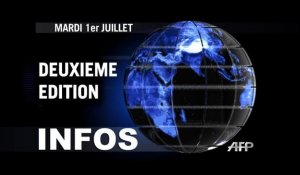 AFP - Le JT, 2ème édition du mardi 1er juillet.