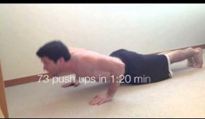 Push ups from hell Kevin soler Body weight training 73 PU in a row