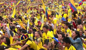 Mondial-2014: retour triomphal des footballeurs colombiens