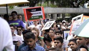 Manifestation pro-palestinienne à Hong Kong