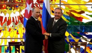Poutine à Cuba: première étape de sa tournée sud-américaine