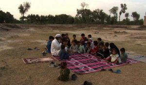 Pakistan: un père et ses 36 enfants parmi les déplacés