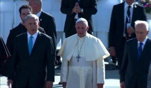 Le pape François arrive en Israël