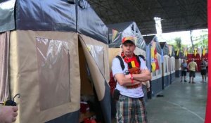 Mondial-2014: Le "camping de luxe" des Belges, c'est "Koh-lanta"
