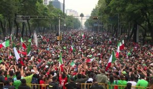 Mondial-2014: foule de supporteurs en liesse à Mexico