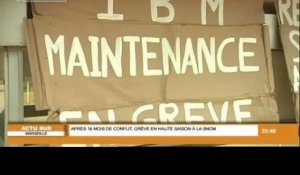 Les salariés d'IBM en grève