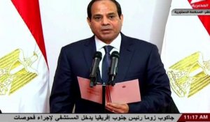 Egypte: le président Abdel Fattah al-Sissi prête serment