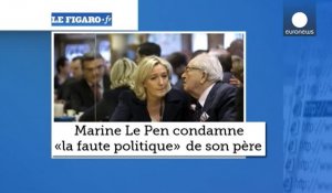 Marine Le Pen prend ses distances avec son père