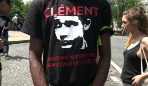 Paris: manifestation en hommage à Clément Méric