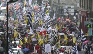 Manifestation à Nantes pour une Bretagne "réunifiée"