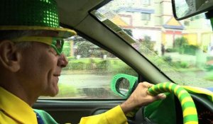 Mondial: une course en taxi pour devenir fan du Brésil