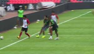 Foot: l'équipe mexicaine s'entraîne à Mexico
