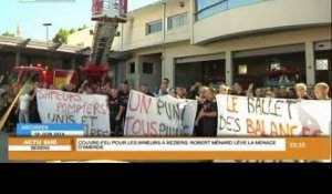 Les pompiers de l'Hérault se mobilisent pour leurs collègues