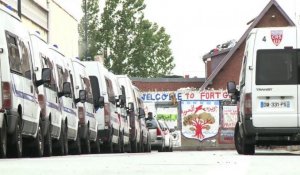 La police a évacué deux camps de migrants à Calais