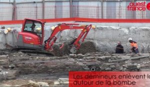 Un bombe découverte place St-Germain à Rennes